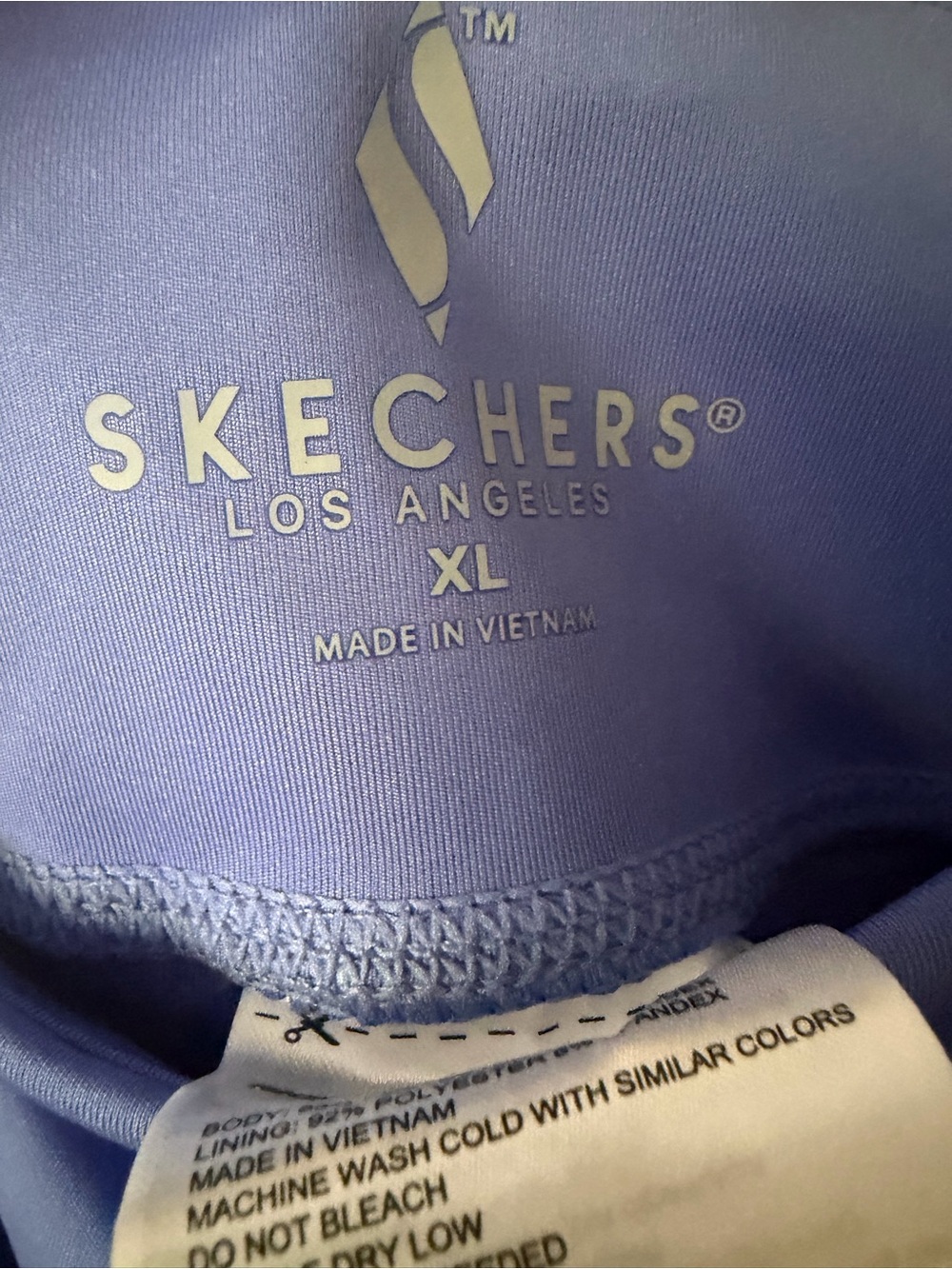 Skechers Lavender Logo Athletic Skort - Picture 3 of 4